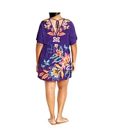 City Chic Women's Island Breeze Kaftan Dress