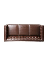 Streamdale Furniture Mirod Comfy 3-seat Sofa with Tufted Back, Modern for Living Room