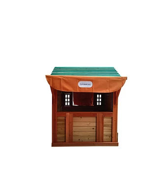 Simplie Fun Wooden 4-in-1 Eco-Friendly Kids Game House