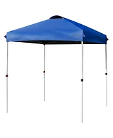 Slickblue 6.6 x Feet Outdoor Pop Up Camping Canopy Tent with Roller Bag