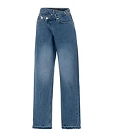 Nocturne Women's Jeans with Asymmetric Closure