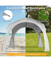 Sugift 11 x 11 Feet Patio Sun Shade Shelter Canopy Tent Portable Upf 50+ Outdoor Beach