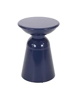 Modern Pedestal Side Table Set Sophisticated Flair