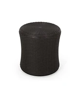 Weather-Resistant Outdoor Side Table Blending Style, Stability, and Function