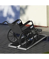 Homcom 5' Portable Wheelchair Ramp for Home, Threshold Handicap Ramp