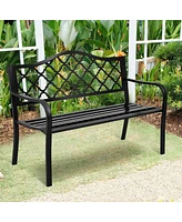 Slickblue 50 Inch Patio Garden Bench Loveseats