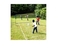 Slickblue Portable 10" x 5" Badminton Beach Tennis Training Net