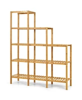 Slickblue Multifunctional Wicker Shelf Display Organizer