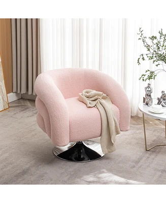 Simplie Fun Versatile and Stylish Swivel Accent Chair for Style and Comfort