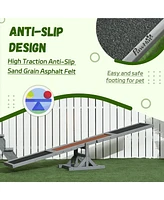 Streamdale Furniture Fir Wood Dog Agility Seesaw for Enhanced Safety and Training