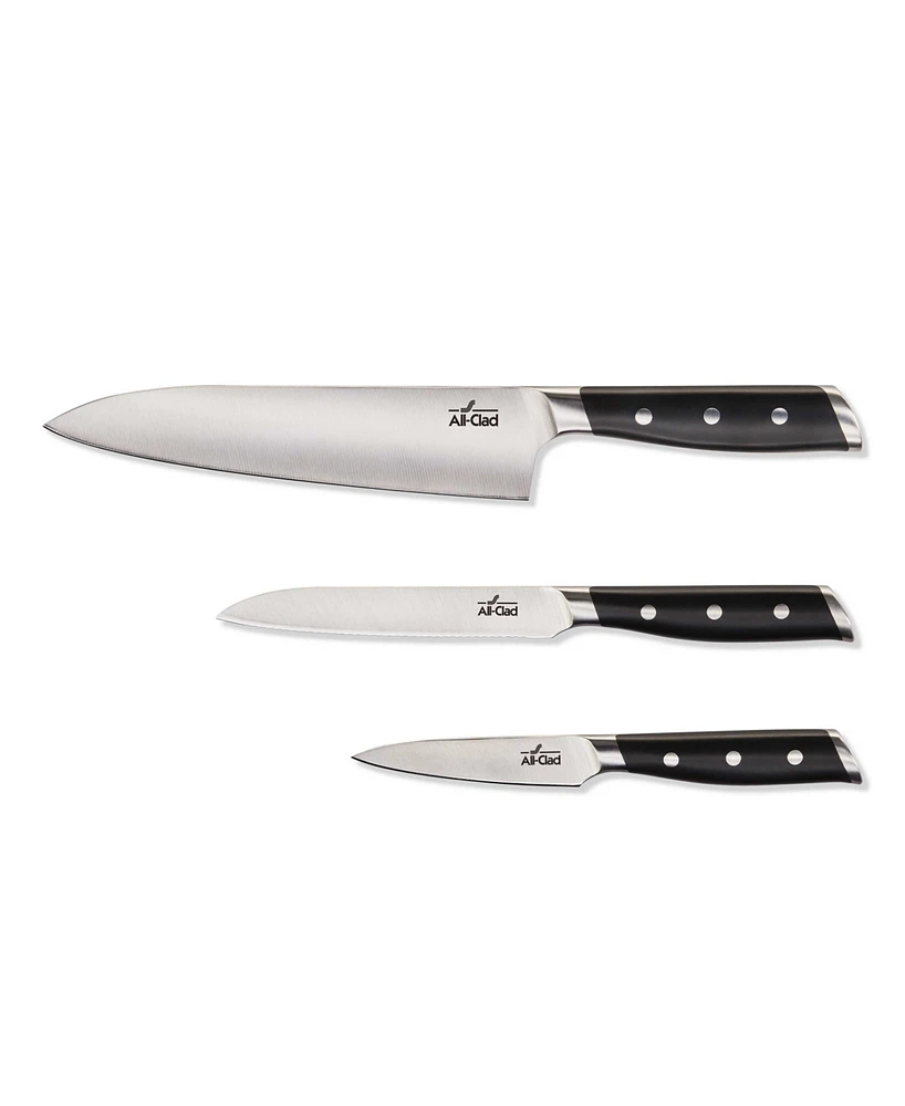 All-Clad 3 Pc Knife Set