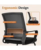 Slickblue Office Guest Chair with Lumbar Support for Waiting Room-1 Piece