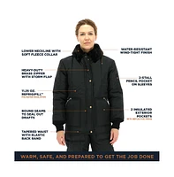 RefrigiWear Plus Size Iron-Tuff Coat - Insulated Winter Jacket for Extreme Cold Protection