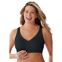 Comfort Choice Women's Front Hook Wireless Breathe Bra