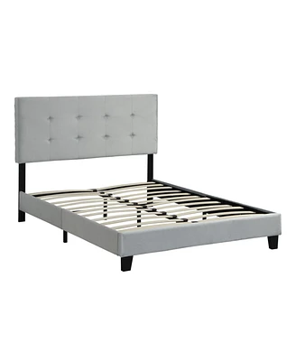 Simplie Fun Stylish Upholstered Platform Bed Frame