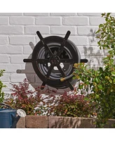 Nautical Decor Wall Mount Hose Holder | Artistic Backyard Accessory