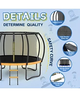 12FT Outdoor Trampoline with Safety Net and Accessories