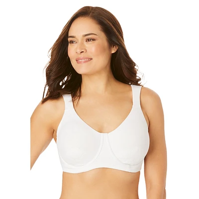 Comfort Choice Plus Size Petal Boost Underwire Bra