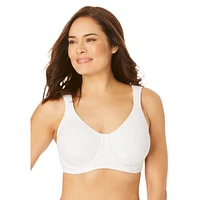 Comfort Choice Plus Size Petal Boost Underwire Bra