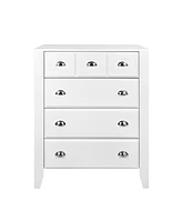 Simplie Fun Timeless Contemporary Dresser Functional Elegance in Faux Wood