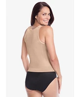 Secret Solutions Women's Power Shaper Firm Control Wear-Your-Own-Bra Tank