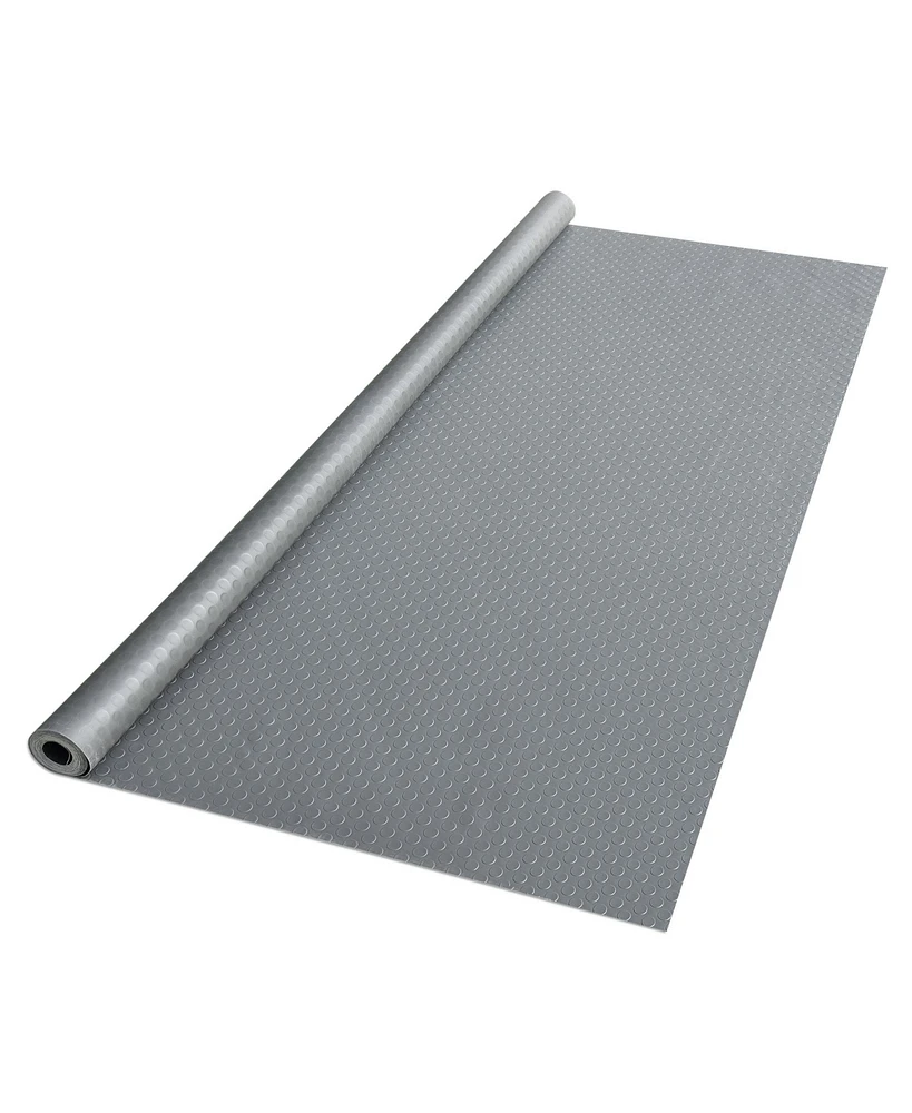 Yescom Garage Floor Mat Roll Non Slip Car Parking Protect Cover Trailer Gray 19.5x6.5 Ft - 17x7.5 ft gray