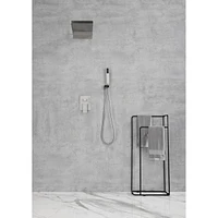 Simplie Fun Shower System, Waterfall Rainfall Shower Head With Handheld, Shower Faucet Set For Bathroom