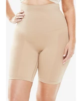 Secret Solutions Women's Instant Shaper Medium Control Seamless Thigh Slimmer