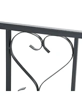 Streamdale Furniture Arched Trellis with Gate Perfect Addition for Enchanting Gardens & Weddings