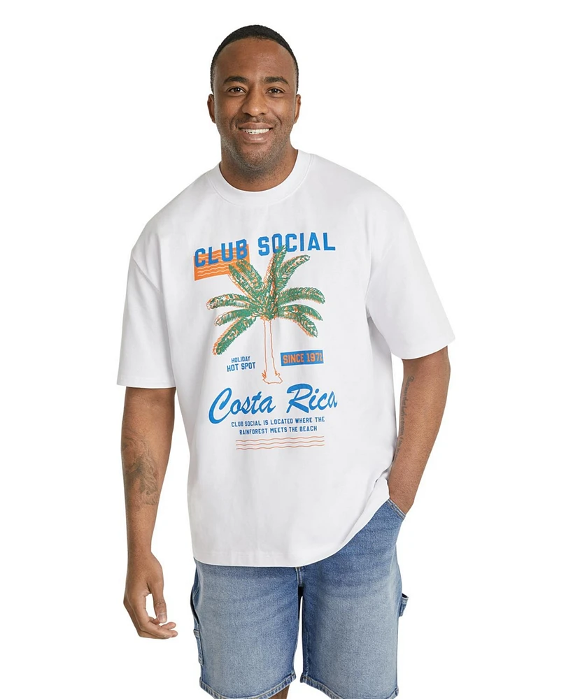 Johnny Bigg Men's Social Club Relaxed Fit Tee