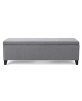 Simplie Fun Multi-Use Storage Ottoman with Ample Seating and Hidden Storage