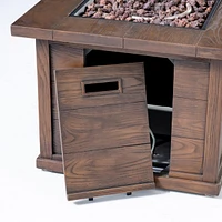 Stunning Square Mgo Fire Pit Table for Outdoor Gatherings