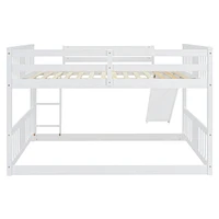 Full Over Full Bunk Bed with Ladder with Slide