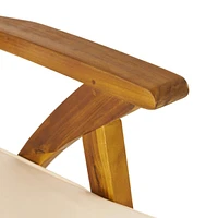 Stylish Outdoor Barstool with Cushion (Set of 2)