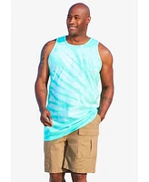 KingSize Men's Big & Tall Shrink-Less Lightweight Longer-Length Tank