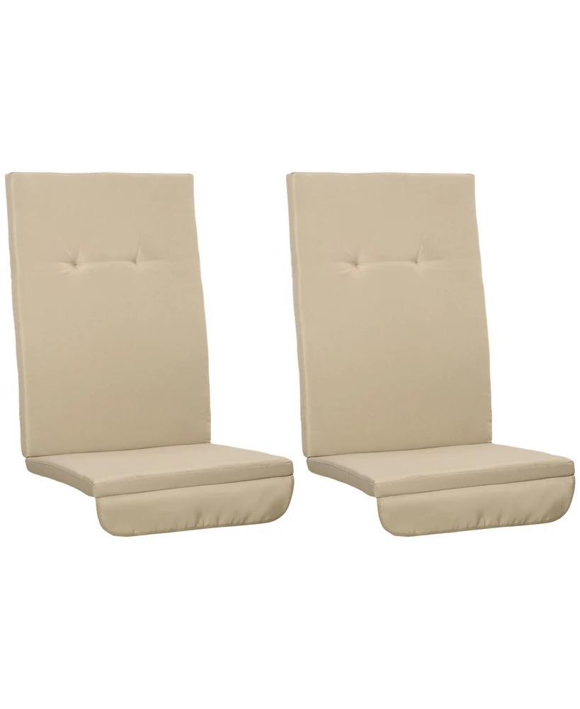 Outsunny 84A-052 Series Porch Swing Replacement Cushions Set of 2