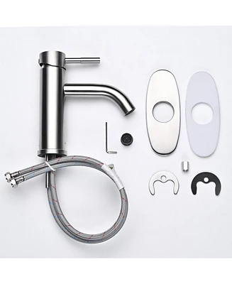 Aquaterior Single Handle Vessel Faucet Bathroom Basin Mixer 2 Packs