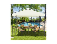 Slickblue 2 Tiers 10 x 10 Feet Patio Gazebo Canopy Tent