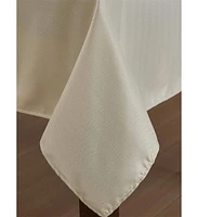 Hlc.me Lincoln Stripe Fabric Tablecloth for Rectangle Table, Advanced Water, Fade, Stain