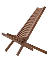 Simplie Fun Folding Wood Chair