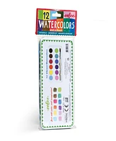 EeBoo Dinosaur 12 Watercolors Paint Set