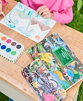 EeBoo Dinosaur 12 Watercolors Paint Set