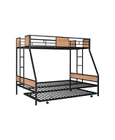 Streamdale Furniture Twin Over Full Bunk With Trundle