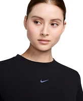 Nike Women's Dri-fit One Crewneck French Terry Sweatshirt