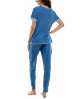 Roudelain Women's 2-Pc. Double-Sleeve Pajamas Set