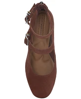 Lucky Brand Women's Cemli Double-Strap Mary Jane Block-Heel Pumps