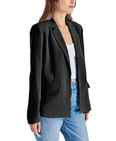 Steve Madden Women's Payton Open-Front Long-Sleeve Blazer