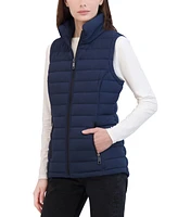 Nautica Women's Stand-Collar Zip-Front Puffer Vest