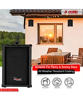 5 Core Outdoor Speakers Stereo In Wall 100W Peak Passive Home Audio System