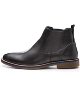 Alpine Swiss Men's Owen Chelsea Boots Pull Up Ankle Boot Genuine Leather Lined